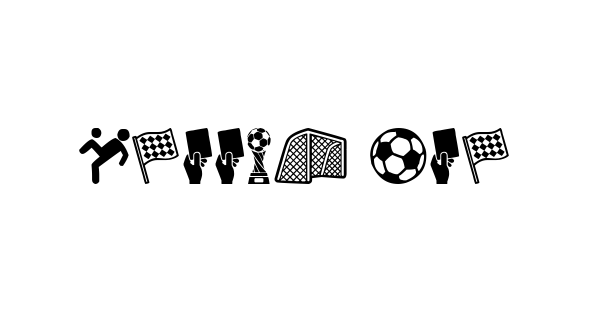 Soccer Icons font thumbnail